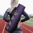 Η πλήρης γυμναστική άσκησης φερμουάρ φέρνει την τσάντα, ύφασμα της Οξφόρδης τσαντών λουριών γιόγκας με 2 τσέπες προμηθευτής